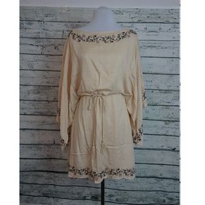 Lulu's Blush Pink Floral Dress